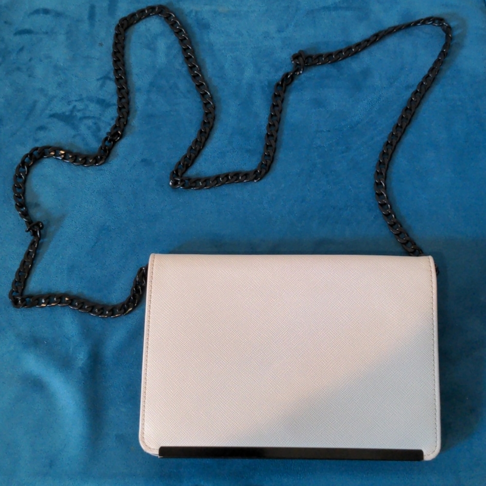 Black and White Crossbody Bag